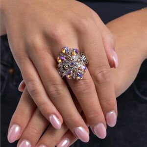 Copper bling ring, stretchy band , new